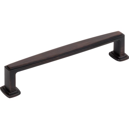 Jeffrey Alexander 128 mm CentertoCenter Brushed Oil Rubbed Bronze Richard Cabinet Pull, PR 171-128DBAC